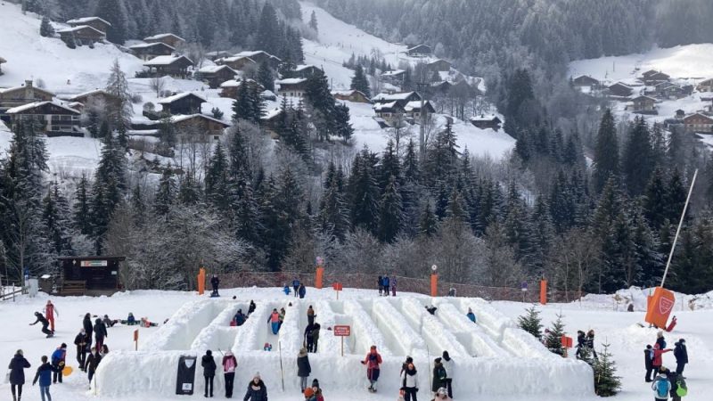 La Clusaz et son labyrinthe de neige