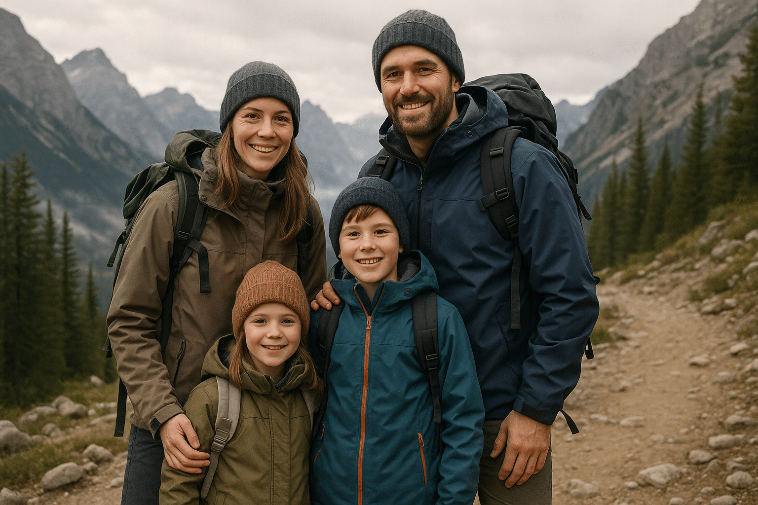 Meilleures marques de v&ecirc;tements de montagne pour familles (durable & budget)
